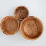 Olive wood bowls set (2)
