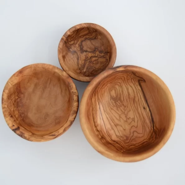 Olive wood bowls set (5)